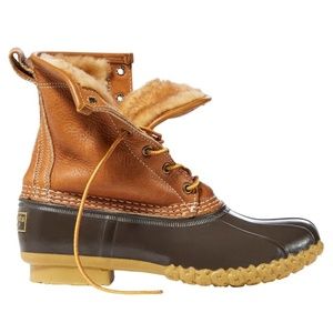 L.L. Bean Boots Shearling Lined